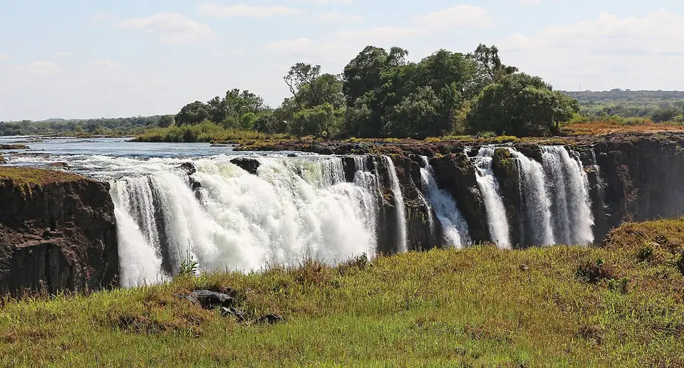 Victoria Falls seen from the Zimbabwe side