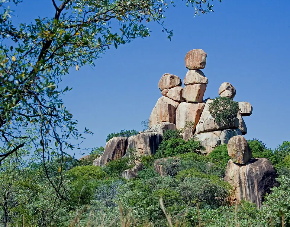 Balancing rocks in Matobo National Park
